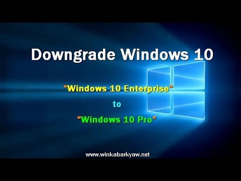 downgrade windows 10 pro to home key